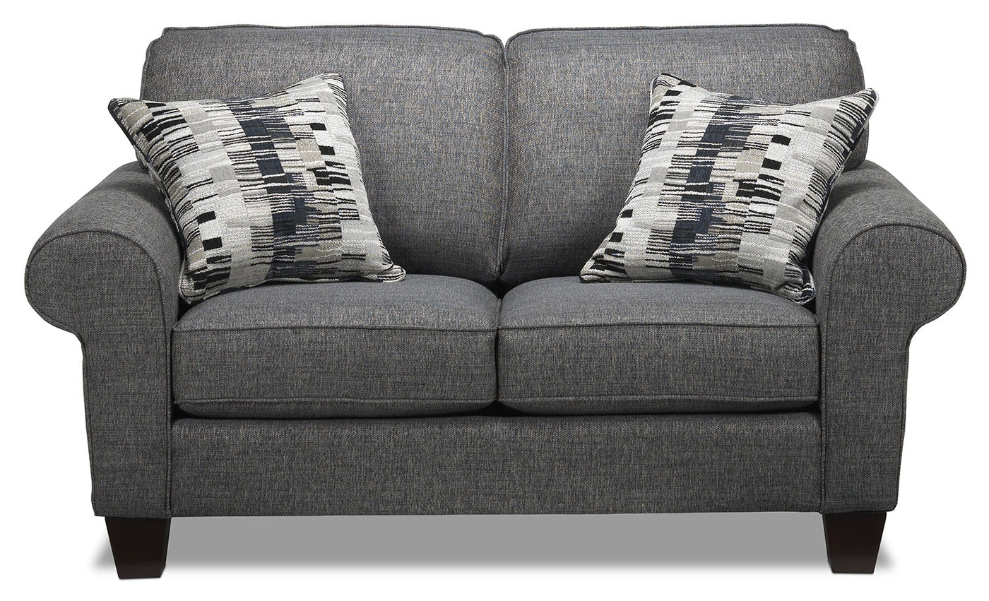 Drake 3 Pc. Living Room Package - Grey