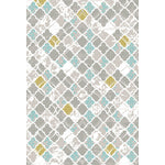 Quatro 5' x 8' Area Rug - Blue and Grey