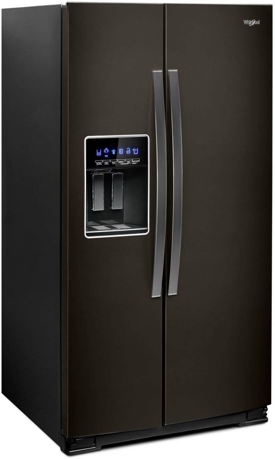 Whirlpool Black Stainless Steel Side-by-Side Refrigerator (28 Cu. Ft.) - WRS588FIHV