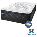 Sealy Entity Plush Queen Mattress and Low-Profile Boxspring