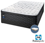 Sealy Entity Plush Queen Mattress and Low-Profile Boxspring
