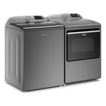 Maytag Metallic Slate Smart Top-Load Washer (5.4 cu. ft.) & Electric Dryer (7.4 cu. ft.) - MVW6230HC/YMED6230HC
