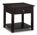 Ines End Table - Espresso