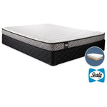 Sealy Notion Firm Full Mattress and Low-Profile Boxspring Set