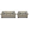 Drake Sofa and Loveseat Set - Taupe