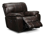Santorini Power Recliner - Walnut - Open-Box