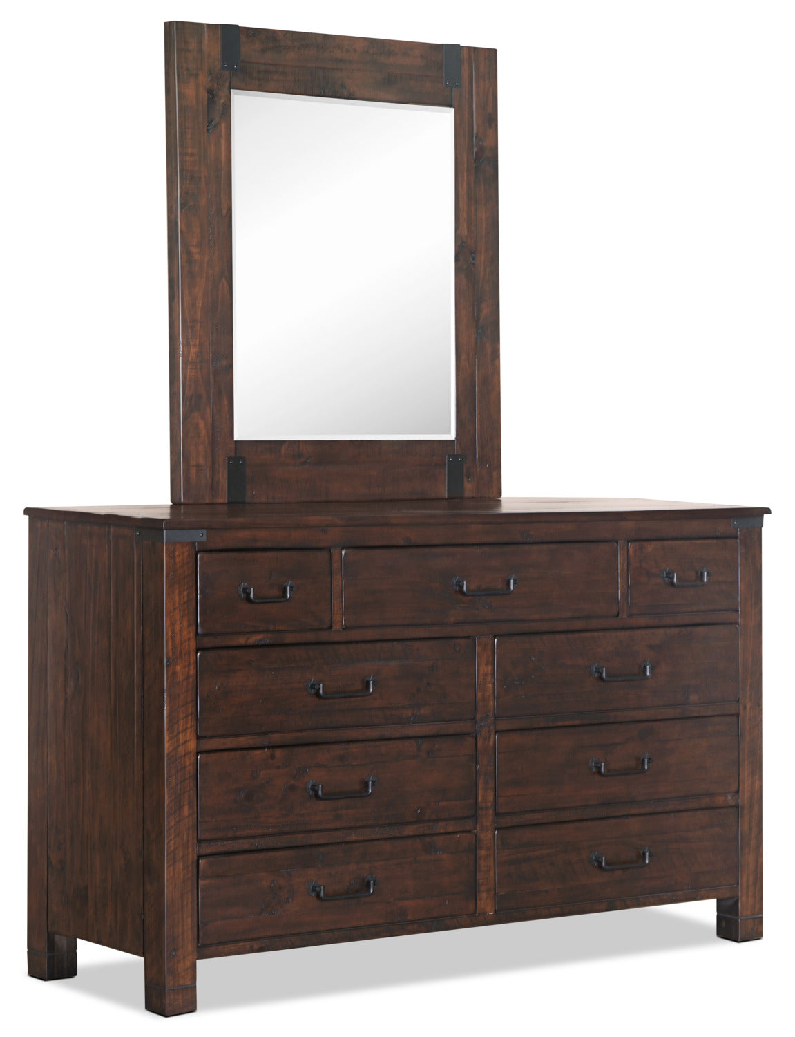 Pine Hill Mirror - Rustic Pine