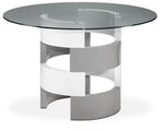 Gina 5-Piece Dining Set - Beige and Grey