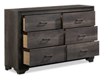 Sophie 6 Drawer Dresser - Weathered Grey