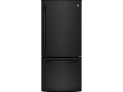 GE Black BOTTOM-FREEZER REFRIGERATOR (20.9 CU. FT.) - GBE21AGKBB