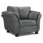Collier Sofa, Loveseat and Chair Set - Dark Grey