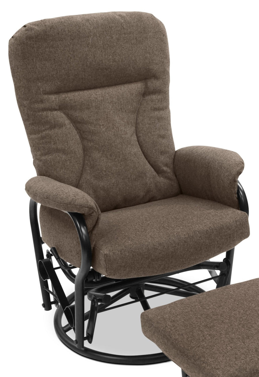 Sullivan Swivel Glider Recliner - Light Brown