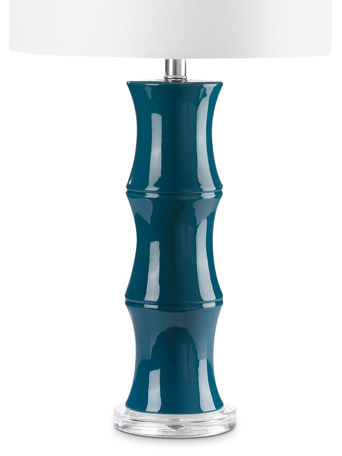 Yana 27" Table Lamp - Blue and White