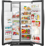 Whirlpool Black Side-by-Side Refrigerator (21 Cu. Ft.) - WRS321SDHB