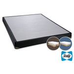 Sealy Charcoal Luxe King Split Low-Profile Boxspring