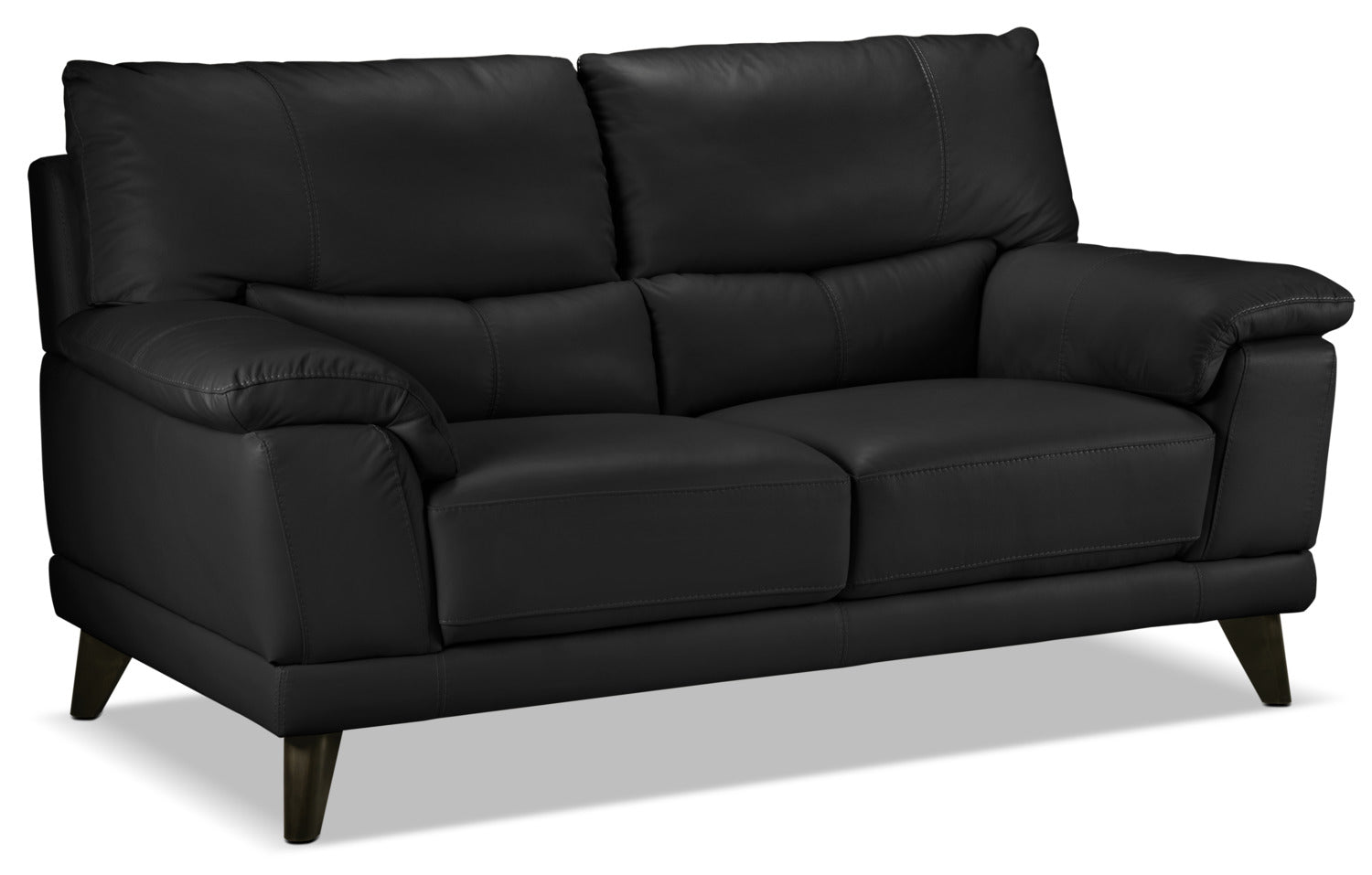 Braylon Sofa and Loveseat Set - Classic Black