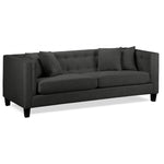 Astin Sofa and Loveseat Set - Dark Grey