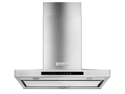 KitchenAid Stainless Steel 30" 600 CFM Wall-Mount Canopy Range Hood - KVWB600DSS