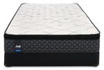 Sealy Ethos Firm King Mattress and Split Low-Profile Boxspring Set