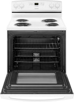 Amana White Freestanding Electric Range (4.8 Cu. Ft.) - YACR4303MFW