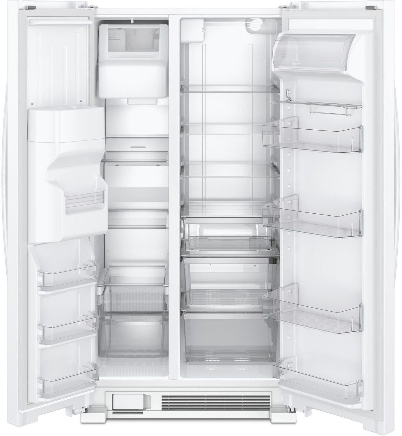 Whirlpool White Side-by-Side Refrigerator (21 Cu. Ft.) - WRS321SDHW