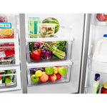 Whirlpool Black Counter-Depth Side-by-Side Refrigerator (21 Cu. Ft.) - WRS571CIHB