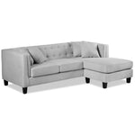 Astin Chaise Sofa - Grey