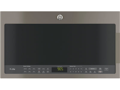 GE Profile Slate SpaceMaker Over-the-Range Microwave (2.1 Cu. Ft.) - PVM2188SLJC