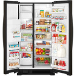 Whirlpool Black Stainless Steel Side-by-Side Refrigerator (25 Cu. Ft.) - WRS325SDHV