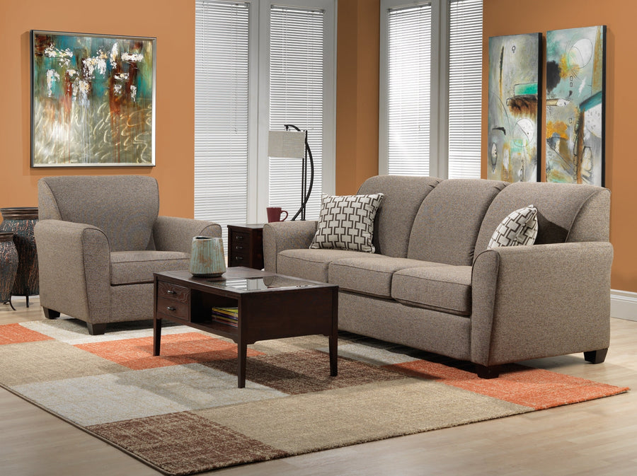 Ashby 2 Pc. Living Room Package w/ Chair - Brown