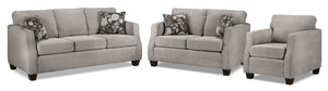 Agnes Sofa, Loveseat and Chair Set