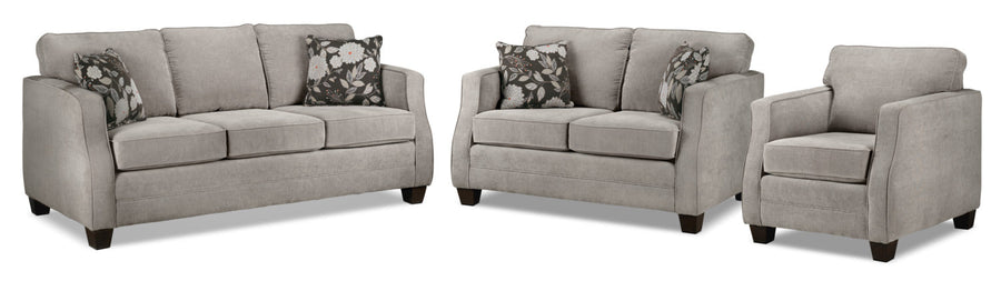 Agnes Sofa, Loveseat and Chair Set