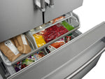 KitchenAid Stainless Steel Counter-Depth French Door Refrigerator (23.8 Cu. Ft.) - KRFC704FPS