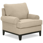Crizia Sofa and Chair Set - Mocha