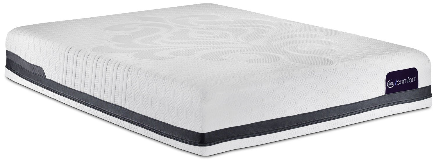 Serta iComfort Eco Peacefulness Plush Queen Mattress/Motion Perfect III Complete Adjustable Base