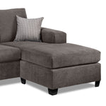 Fava Chaise Sofa - Grey