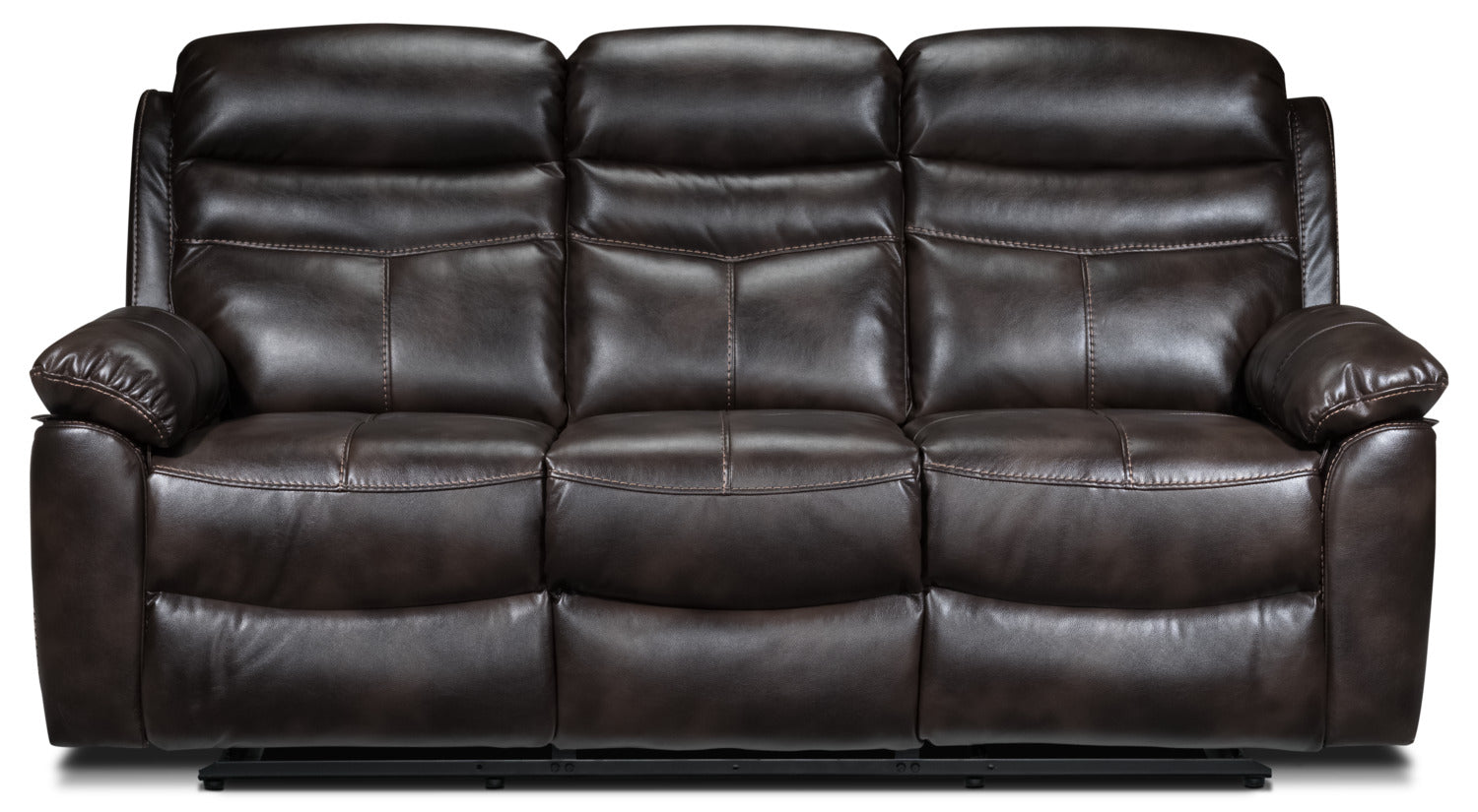 Devon Reclining Sofa - Brown