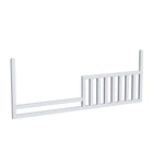 Rowan Convertible Crib with Toddler Rail - Ash Linen