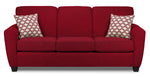 Ashby 2 Pc. Living Room w/ Loveseat - Red