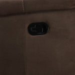 Roarke Reclining Sofa and Reclining Loveseat Set - Walnut
