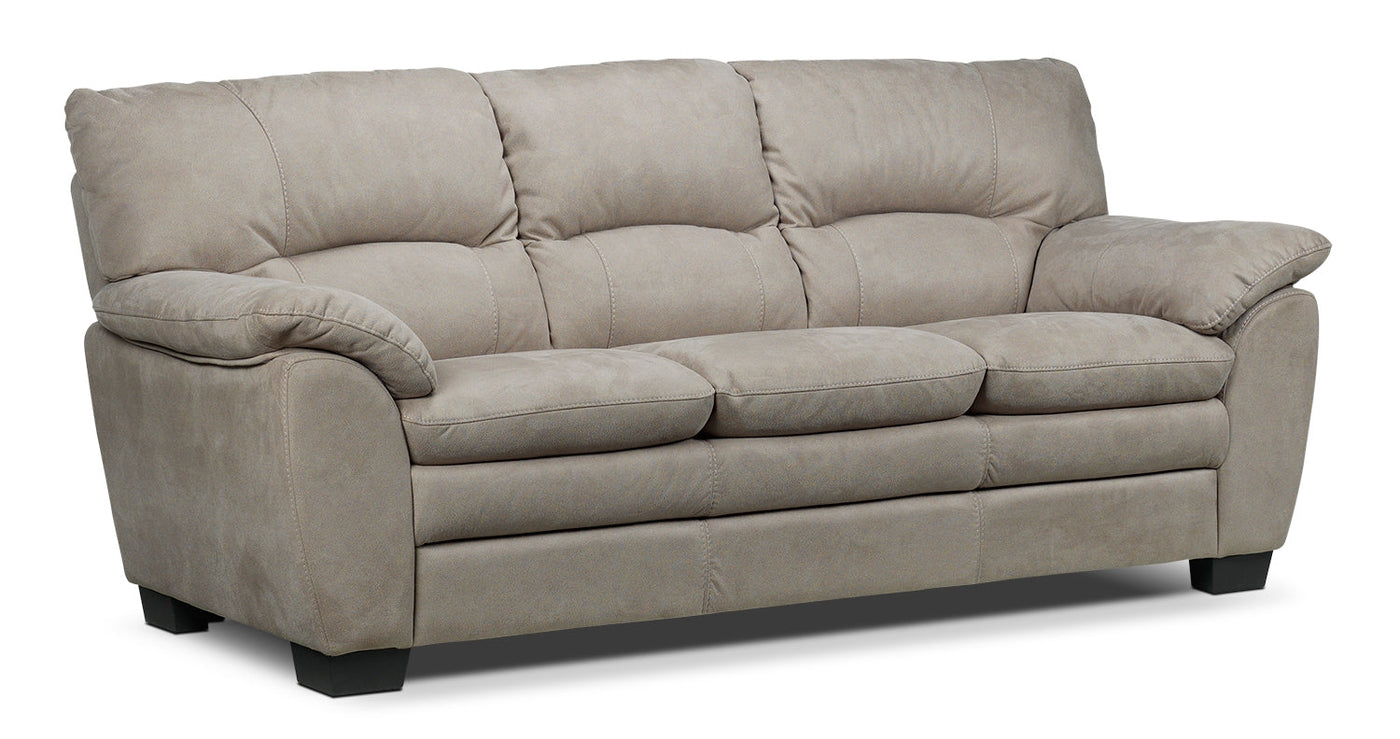Kelleher Sofa, Loveseat and Chair Set - Silver Grey
