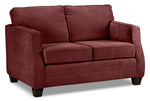 Agnes Sofa and Loveseat Set - Merlot