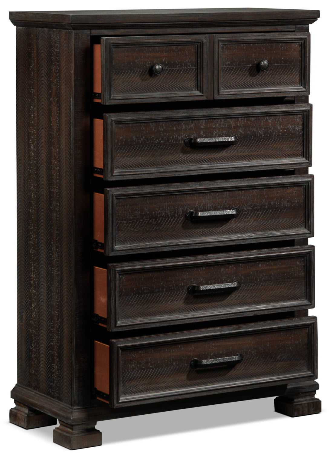 Camelot Chest - Weathered Dark Brown
