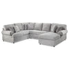 Jupiter 4-Piece Sectional with Right-Facing Chaise - Ash