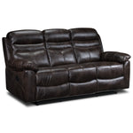 Devon Reclining Sofa and Reclining Loveseat Set - Brown