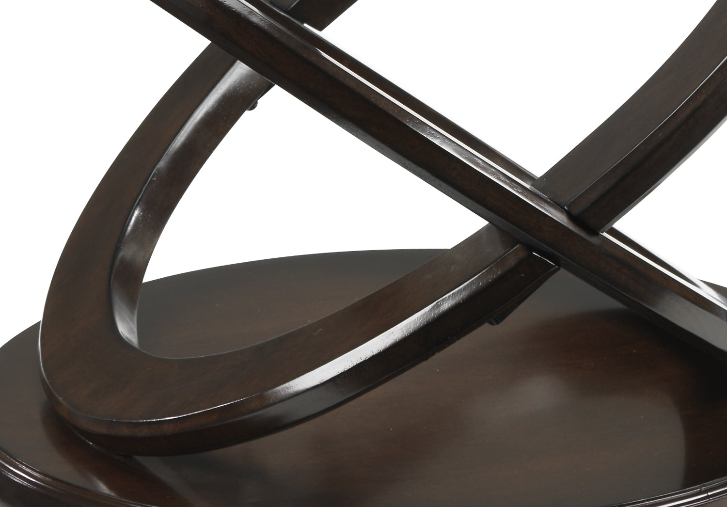 Atomic Coffee Table - Brown Cherry