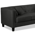 Astin Chaise Sofa - Dark Grey
