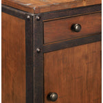 Pinebrook Chairside Table - Distressed Natural Pine