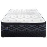 Sealy 6K Cushion Firm King Mattress and Split Low-Profile Boxspring Set