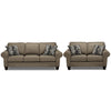 Drake Sofa and Loveseat Set - Mercury